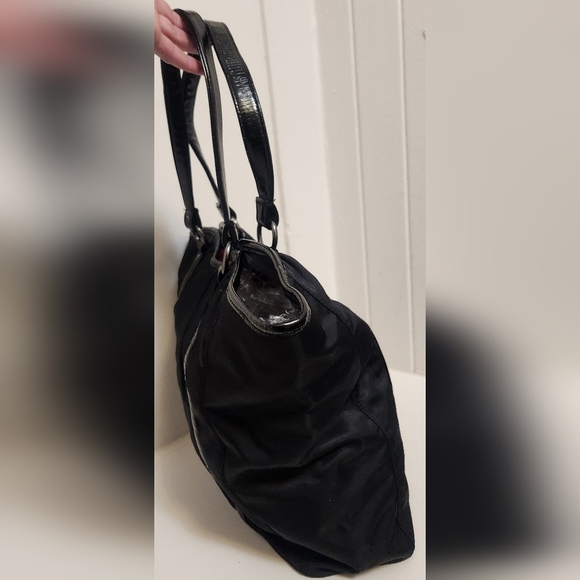 Ann Taylor Large Black Tote Bag Lined Pocket NWOT - Picture 12 of 12